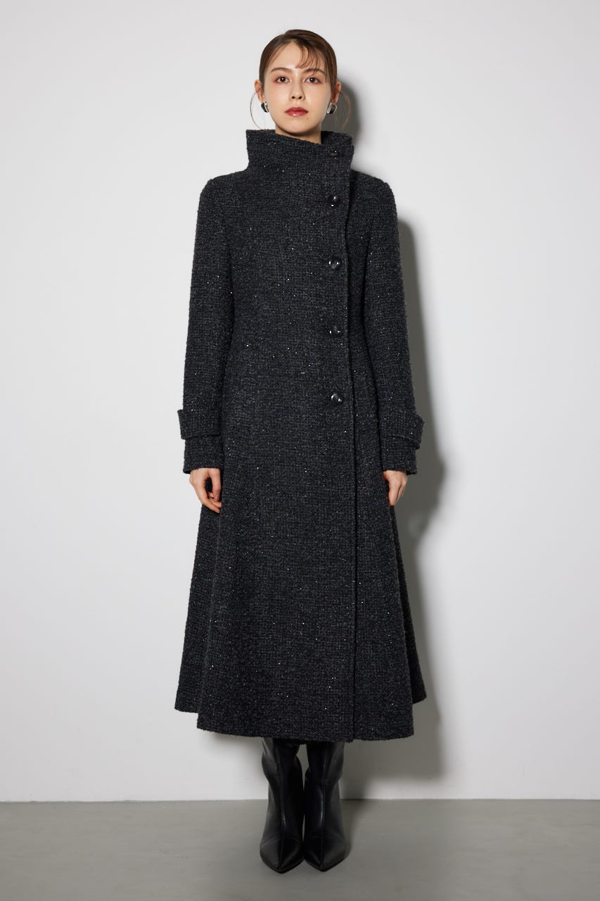美品 パサージュクラブ ドレープロングコート レディース アウター 古着 美品 パサージュクラブ ドレープロングコート レディース