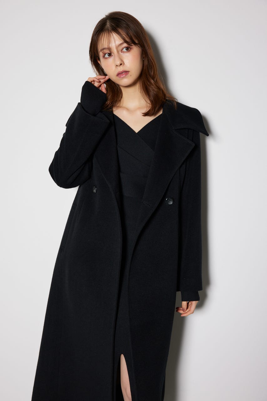 スタンドカラーシェイプドチェスターコート rienda | スタンドカラーシェイプドチェスターコート (コート
