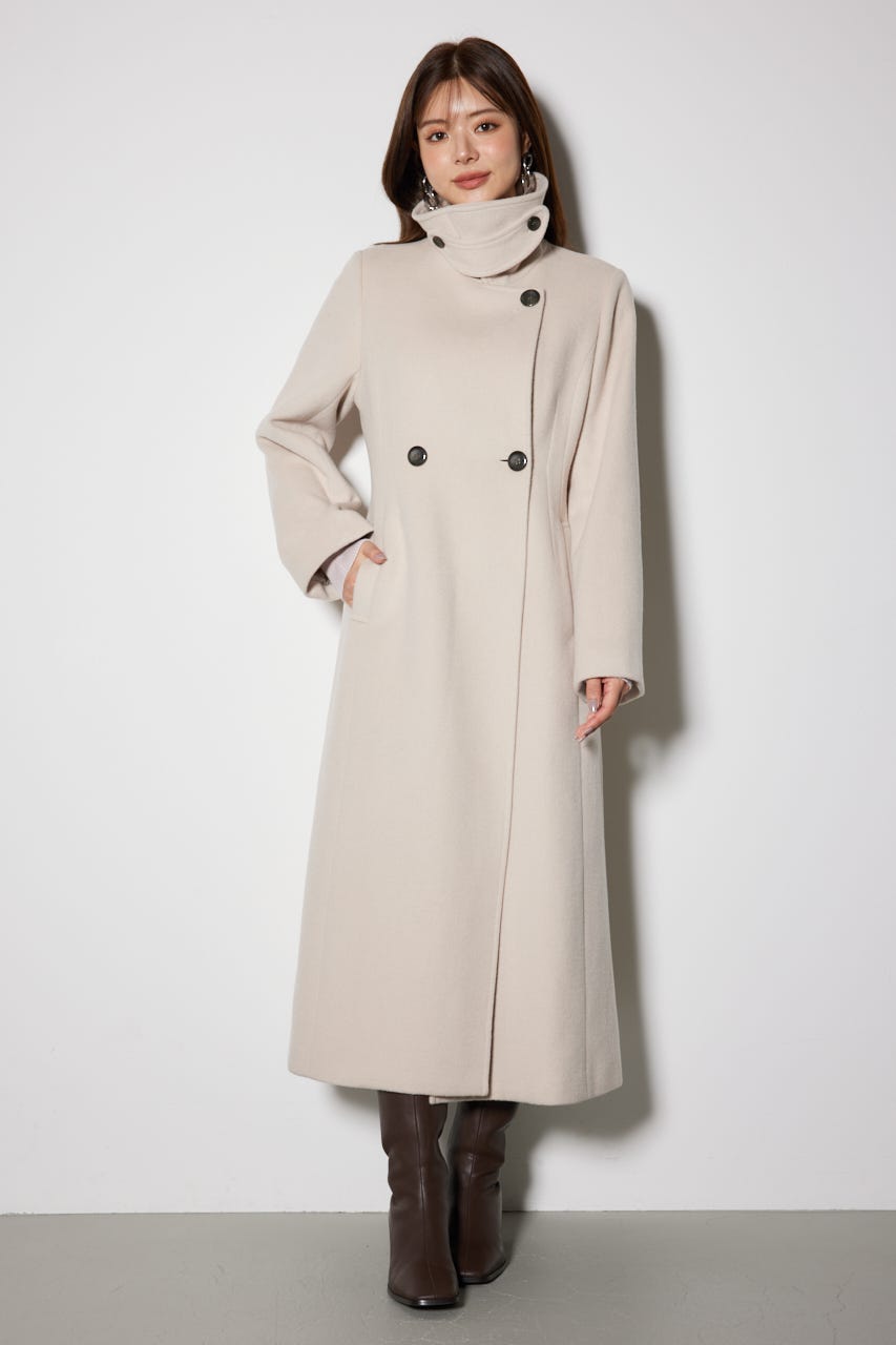 rienda | スタンドカラーシェイプドチェスターコート (コート