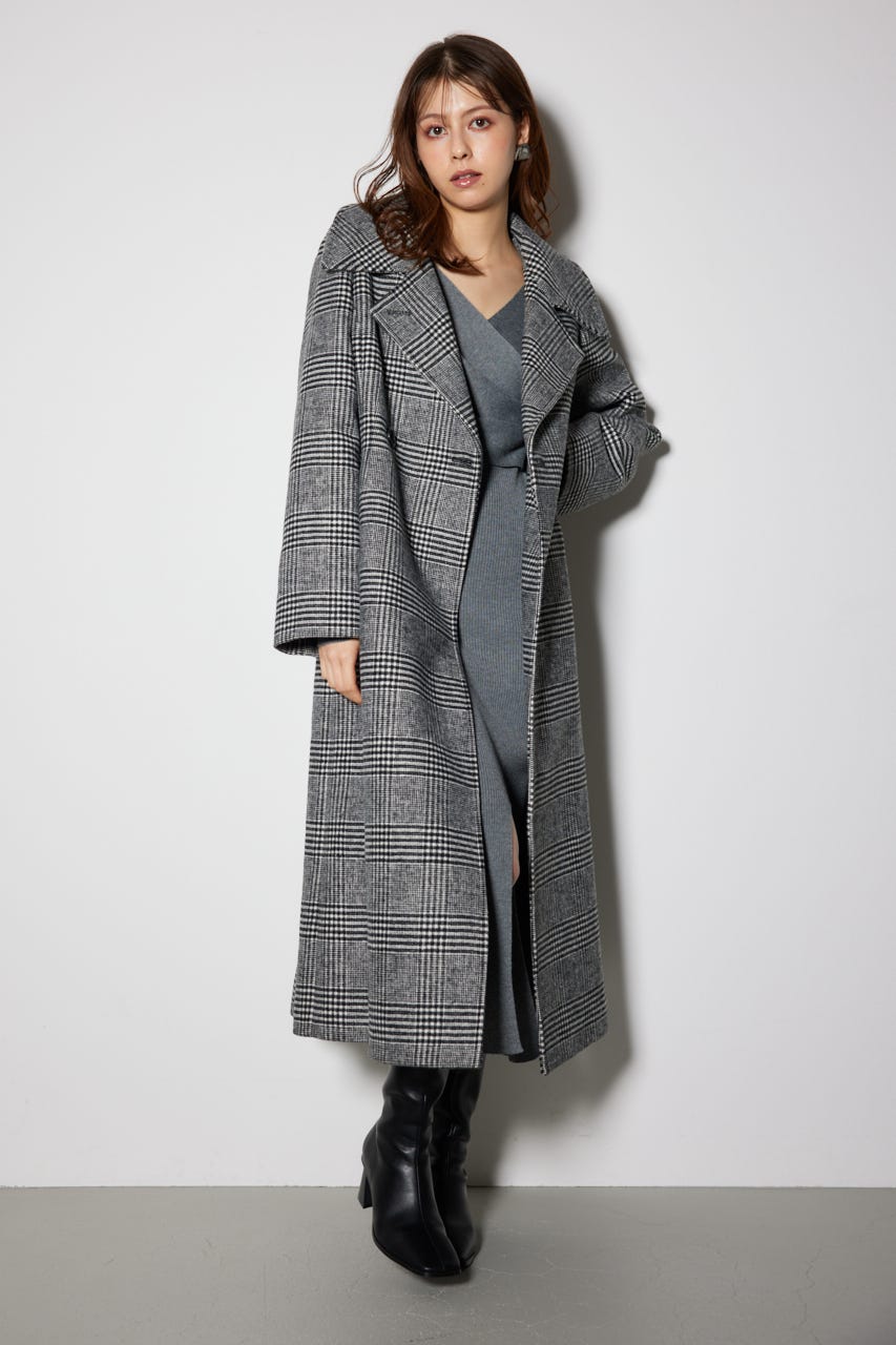 スタンドカラーシェイプドチェスターコート rienda | スタンドカラーシェイプドチェスターコート (コート