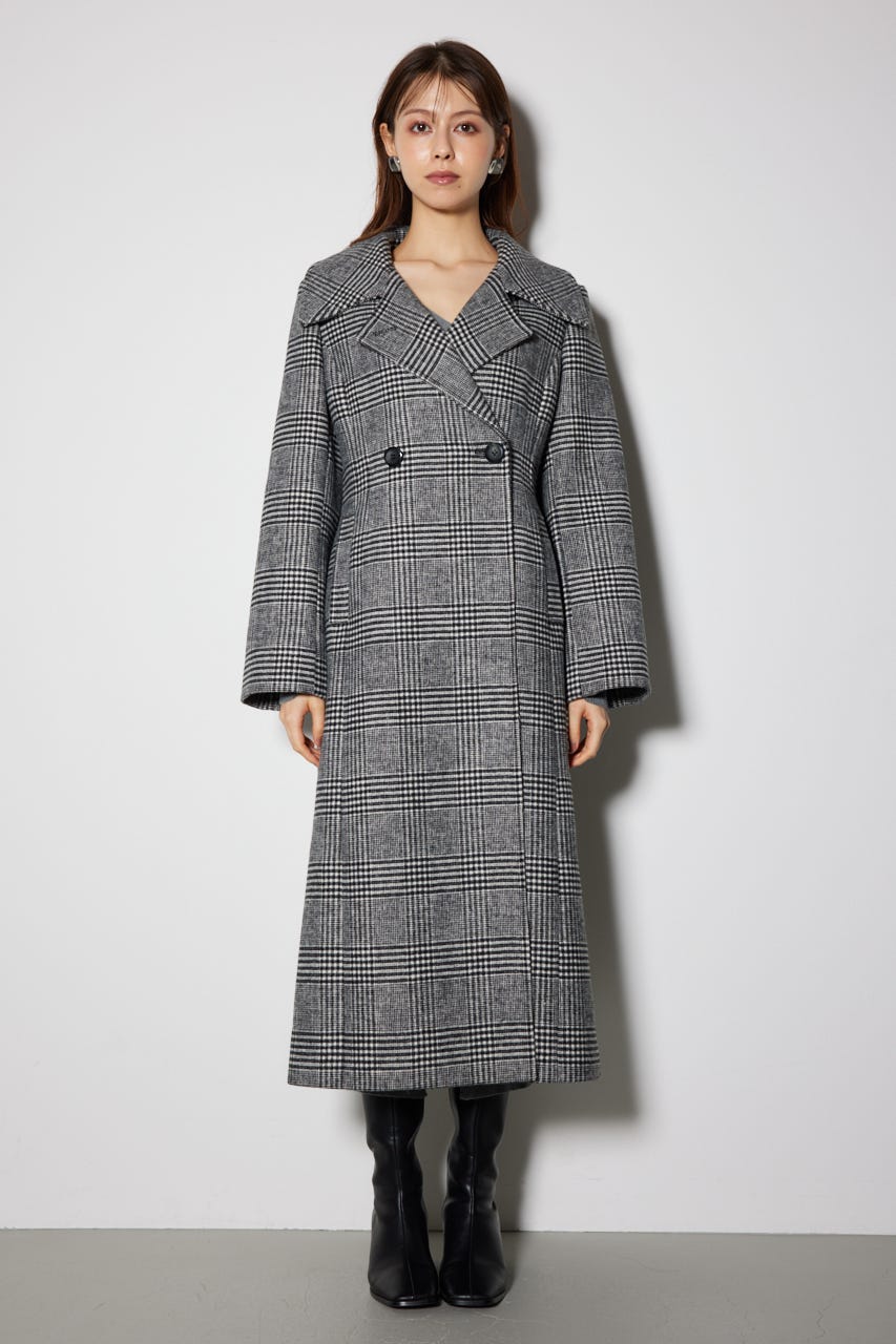 rienda スタンドカラーシェイプドチェスターコート rienda | スタンドカラーシェイプドチェスターコート (コート