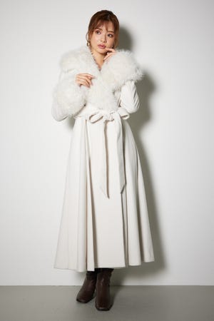 ウールMIXクラッシィドレスコート