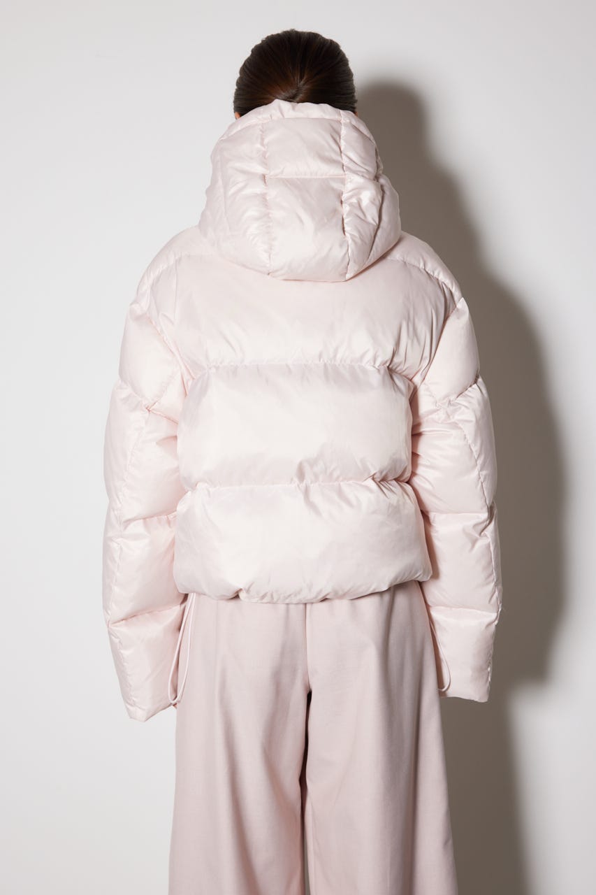 【ELENDEEK】ホワイト ダウンジャケット フード付き rienda | フード付きショートダウンジャケット (コート ) |SHEL