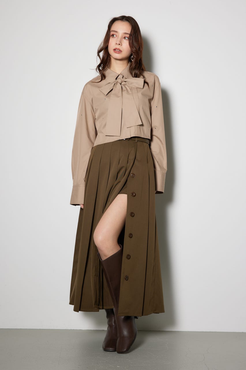 【 ブリーフィング 】レディースウェア　プリーツスカート　ショートパンツ　L ブリーフィング 】レディースウェア プリーツスカート ショート