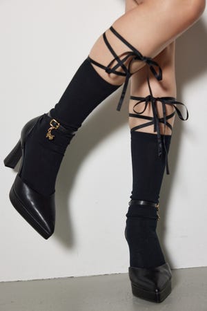 ニュアンスリボンソックス