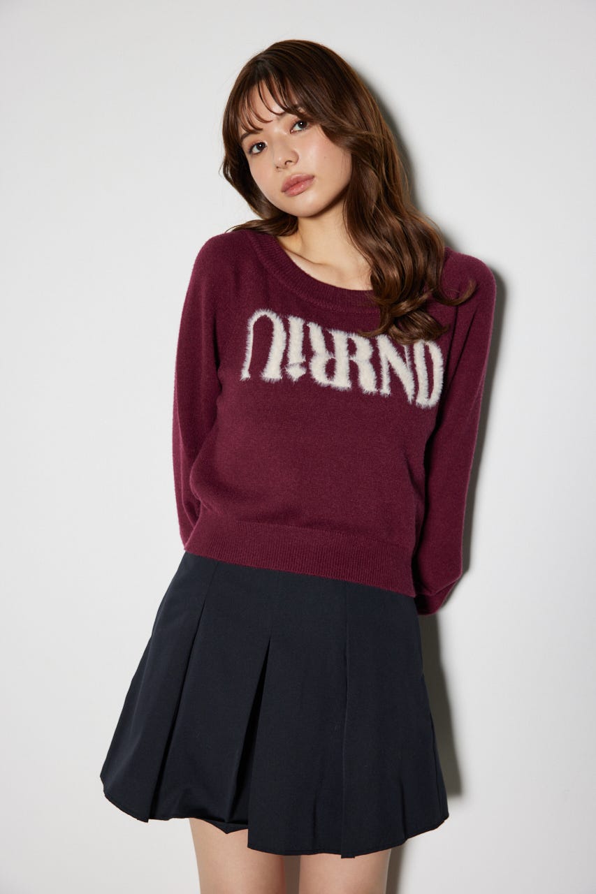 rienda | Riuコラボロゴニットトップス (ニット ) |SHEL'TTER WEBSTORE