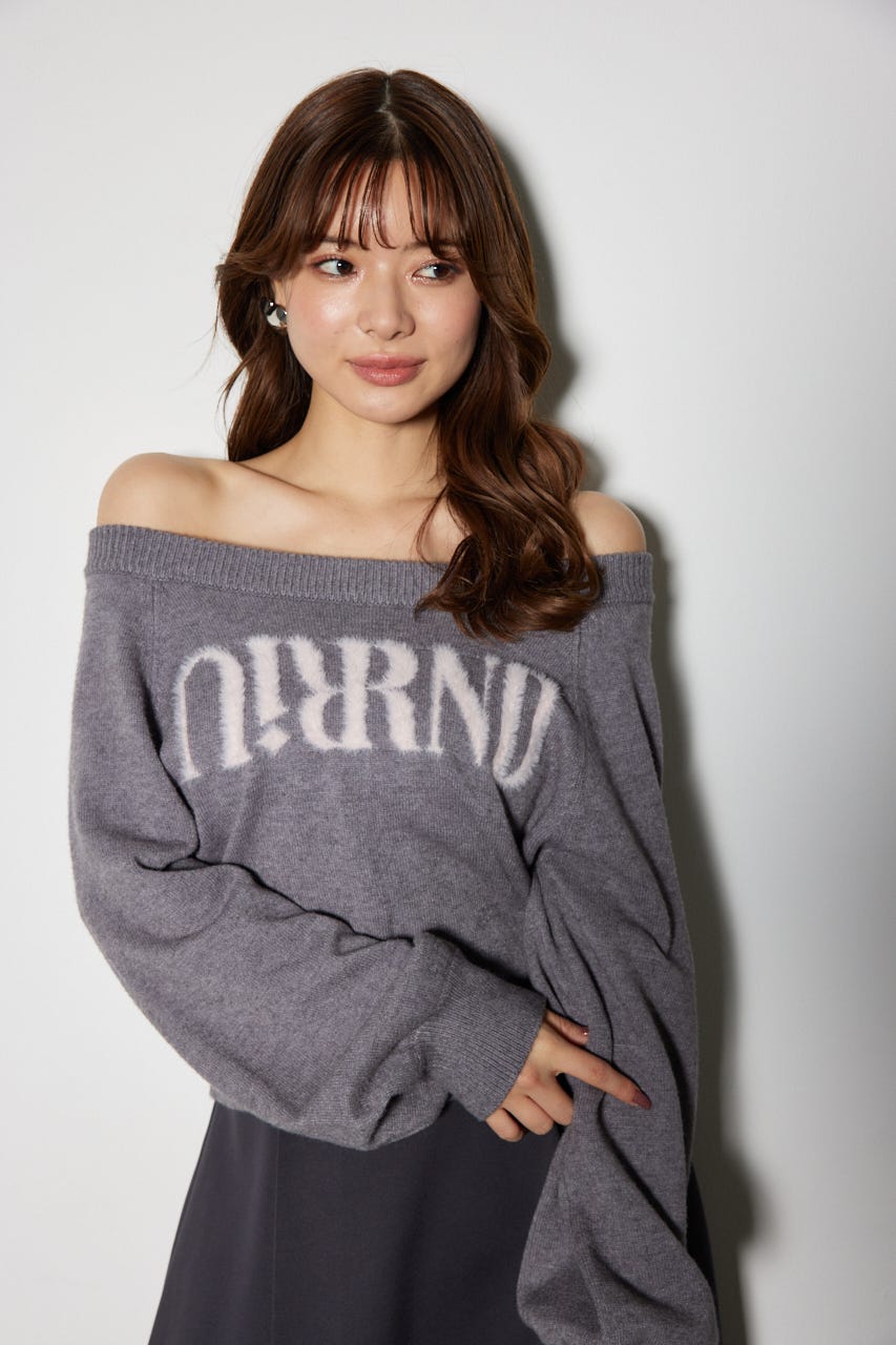 rienda | Riuコラボロゴニットトップス (ニット ) |SHEL'TTER