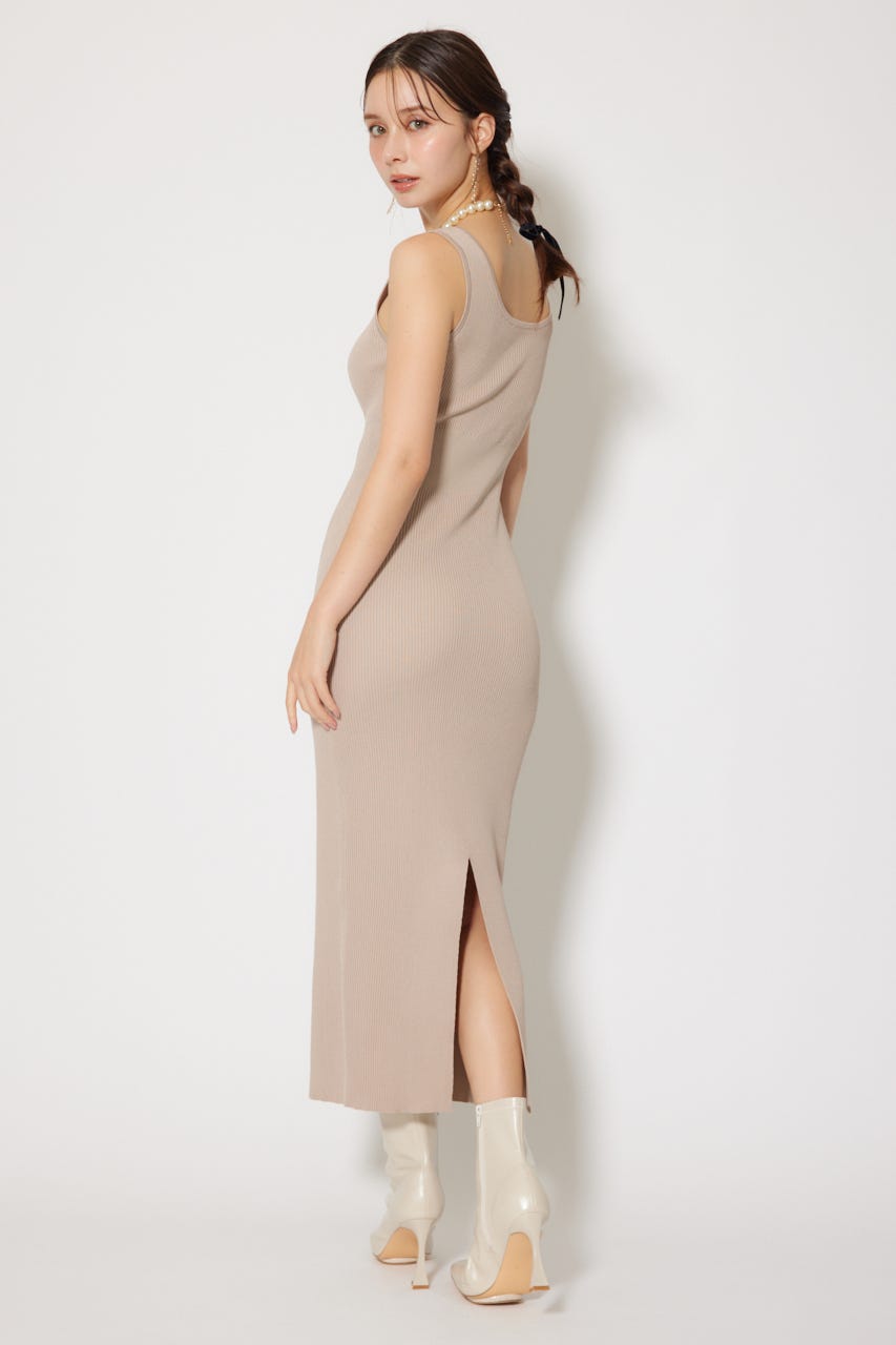 シャギーカーデセットワンピース WHT FREE