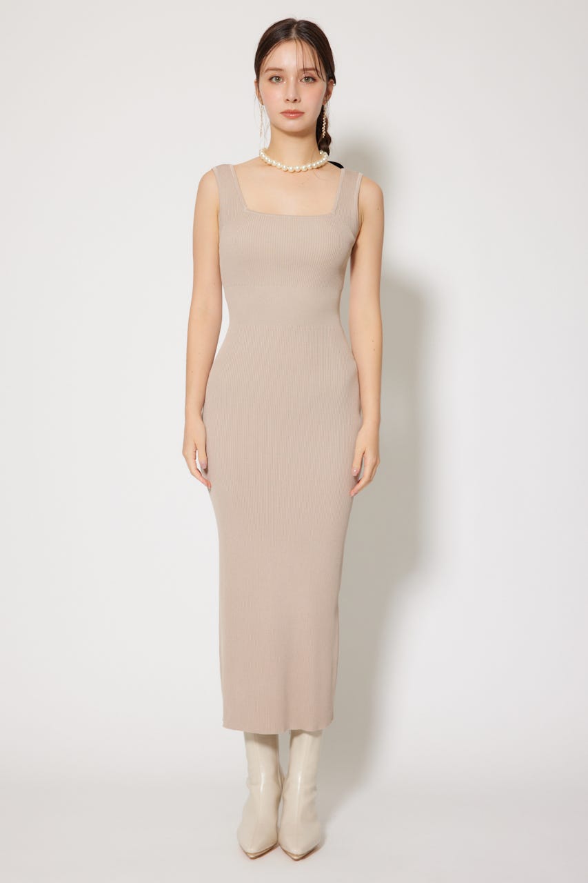 シャギーカーデセットワンピース WHT FREE