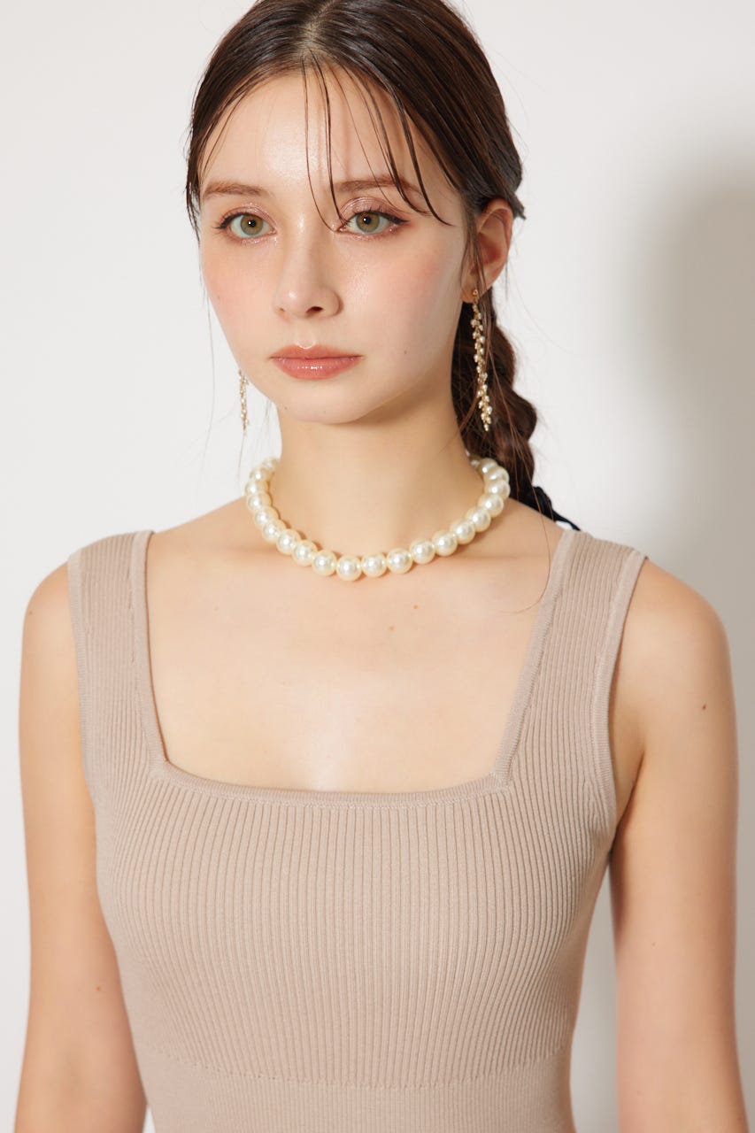 シャギーカーデセットワンピース WHT FREE