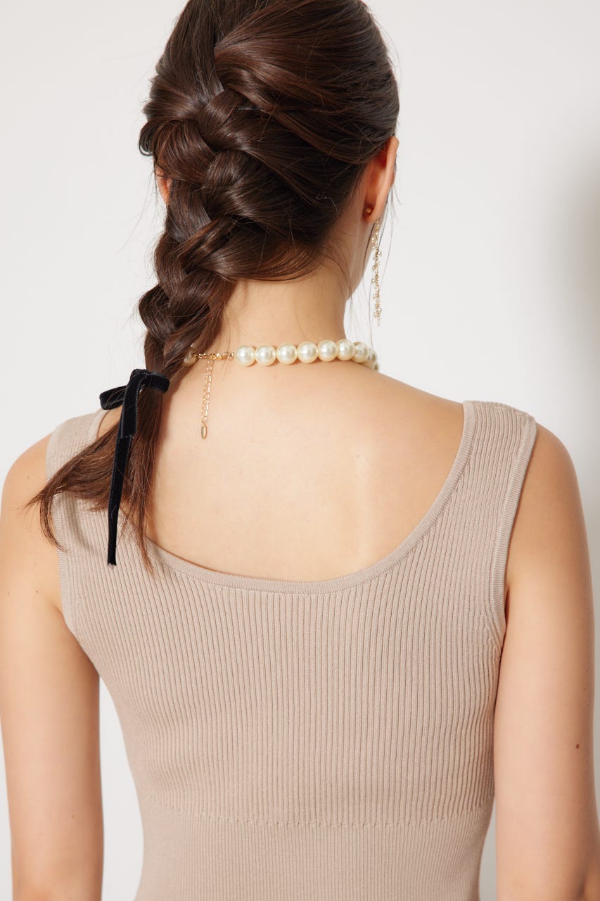 シャギーカーデセットワンピース WHT FREE