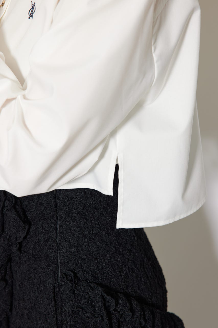 パールチェーンシャツ WHT FREE