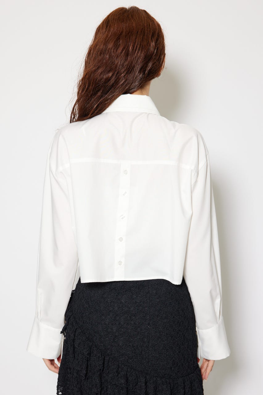 パールチェーンシャツ WHT FREE