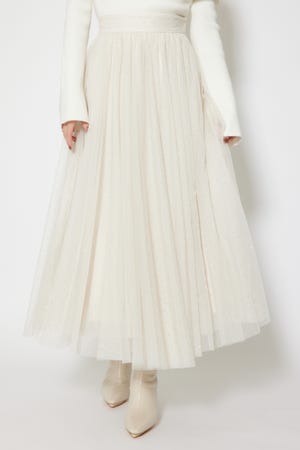 デコレーションチュールフレアスカート