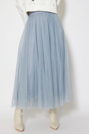 デコレーションチュールフレアスカート