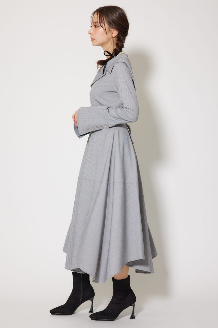 使用少　ESTELLA.K CATALINA ロングティアードフレアワンピース 使用少 ESTELLA.K CATALINA ロングティアードフレアワンピース