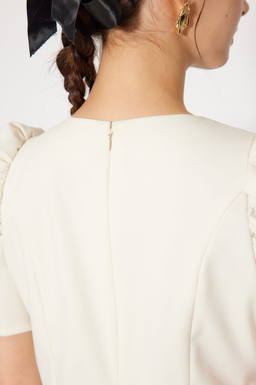 スーツライクレディ―ミニワンピース WHT M