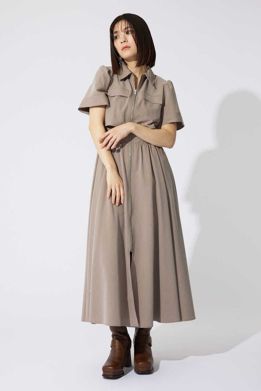 美品★リエンダ　Mサイズ　【AKB48 千葉恵里さん着用】バストフレアワンピース rienda | 【AKB48 千葉恵里さん着用】バストフレアワンピース