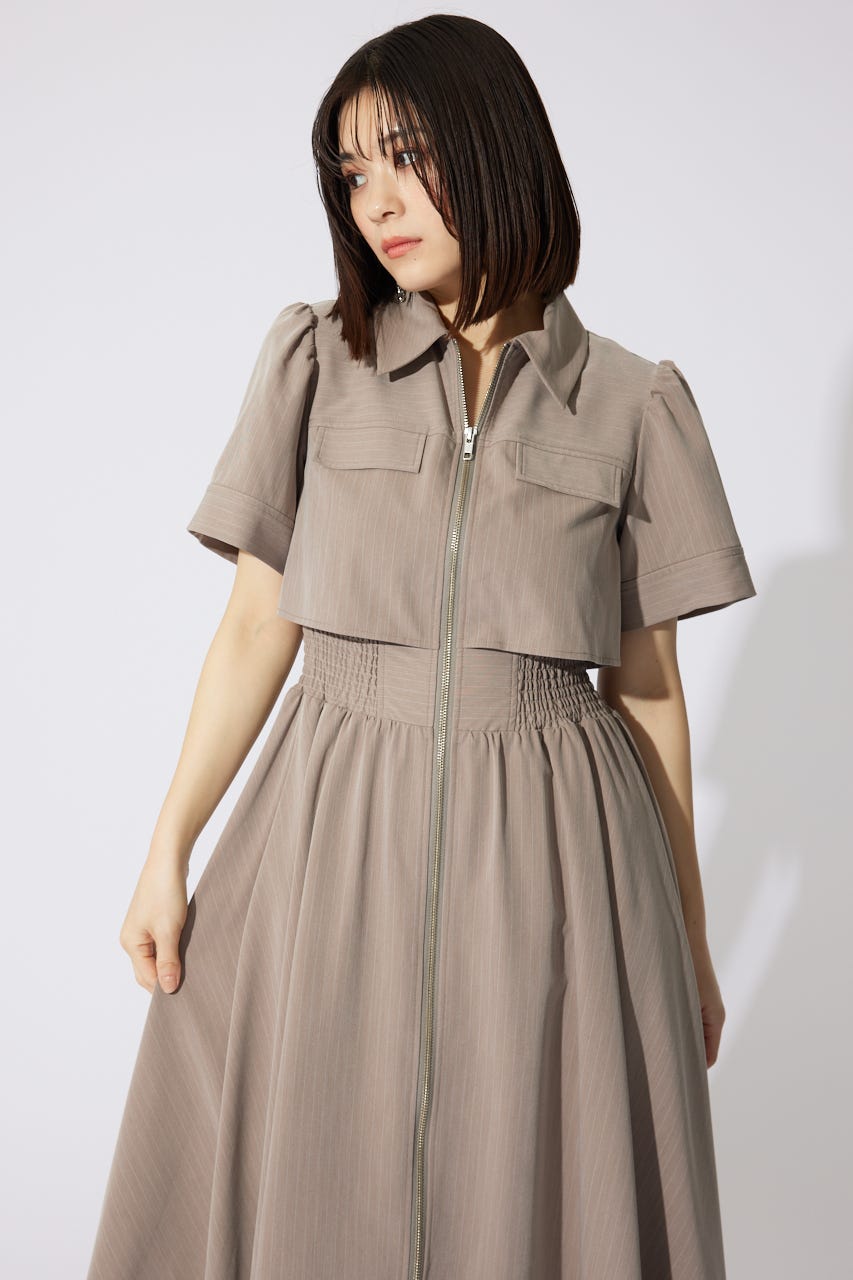 リエンダ バストフレアワンピース AKB48 千葉恵里さん着用】バストフレアワンピース 半袖 夏服