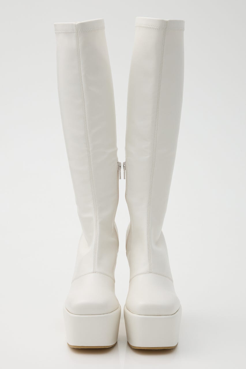 美脚ストレッチブーツ WHT L