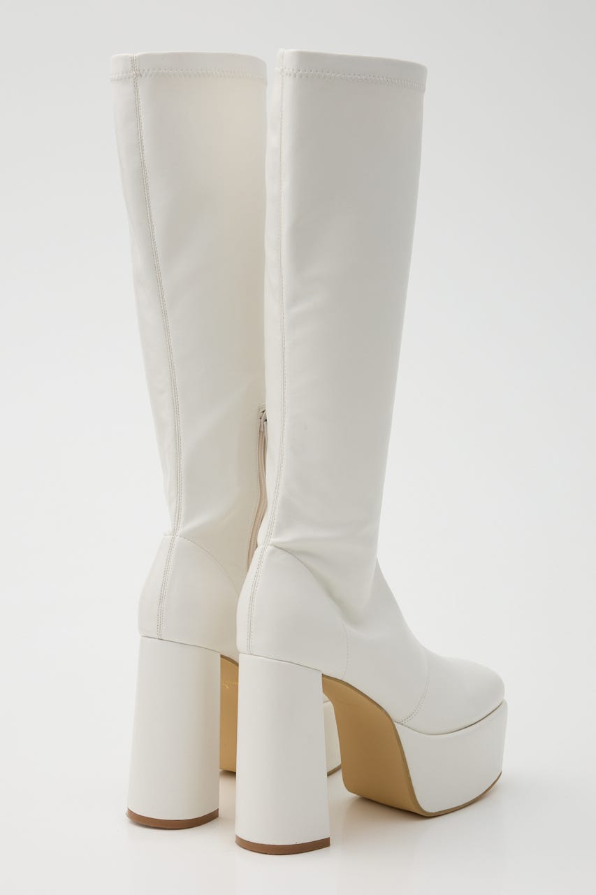 美脚ストレッチブーツ WHT L