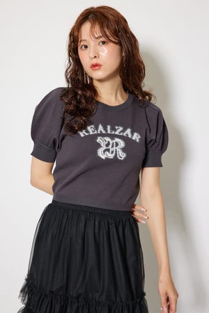 rienda - 完売トップス☆☆ RIENDA GOLF | 【RIENDA GOLF】モノグラムロゴニットトップス