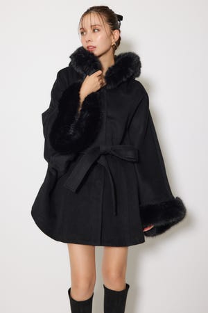 新品 リエンダ ウール ポンチョコート ブラウン M rienda（リエンダ）｜ポンチョ一覧 - WEAR