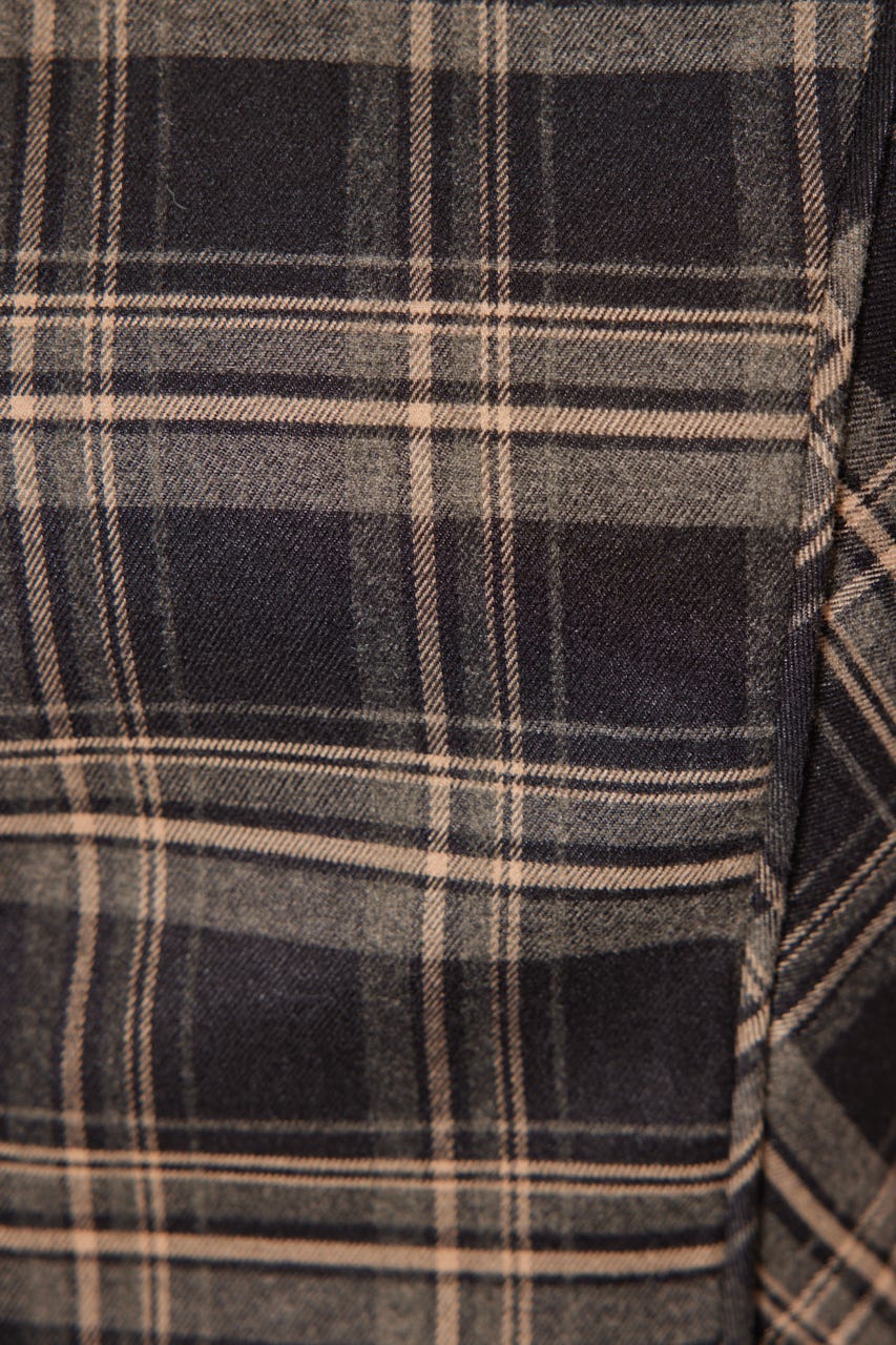 チェックビスチェ BLK FREE