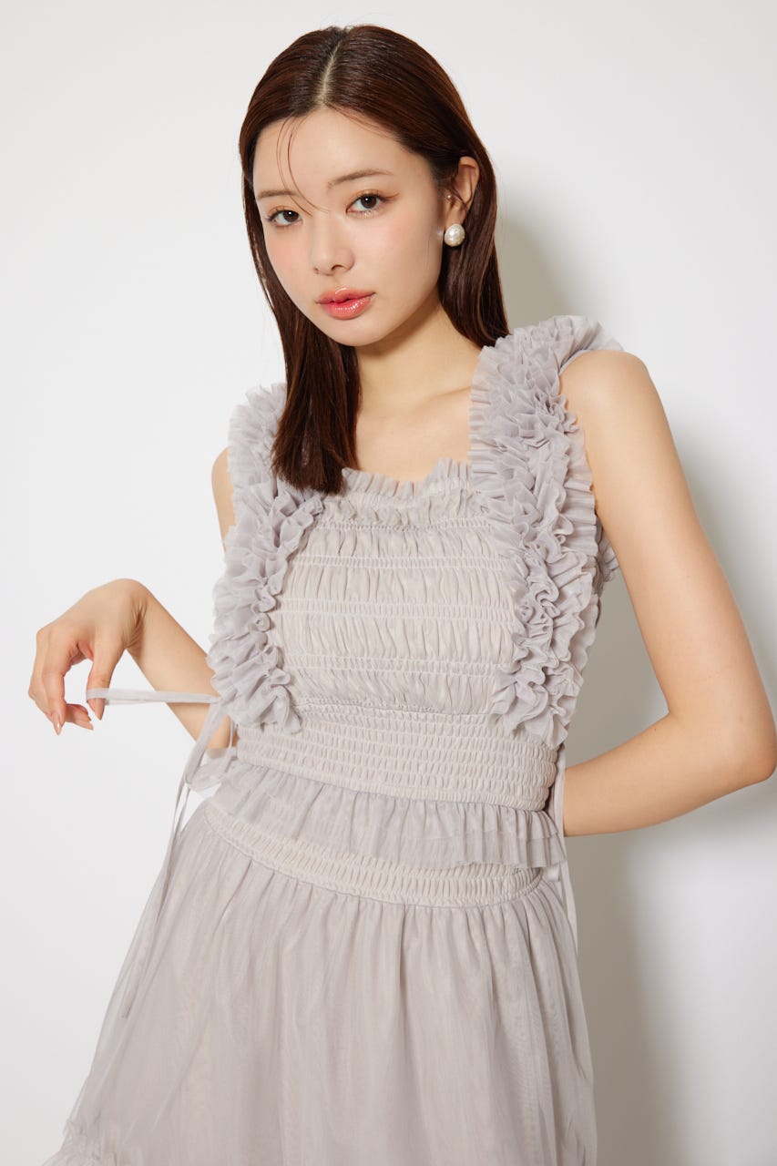 最終値下げ　Rirandtureシアーフリルボレロブラウス Rirandture（リランドチュール）の「シアーフリルボレロブラウス