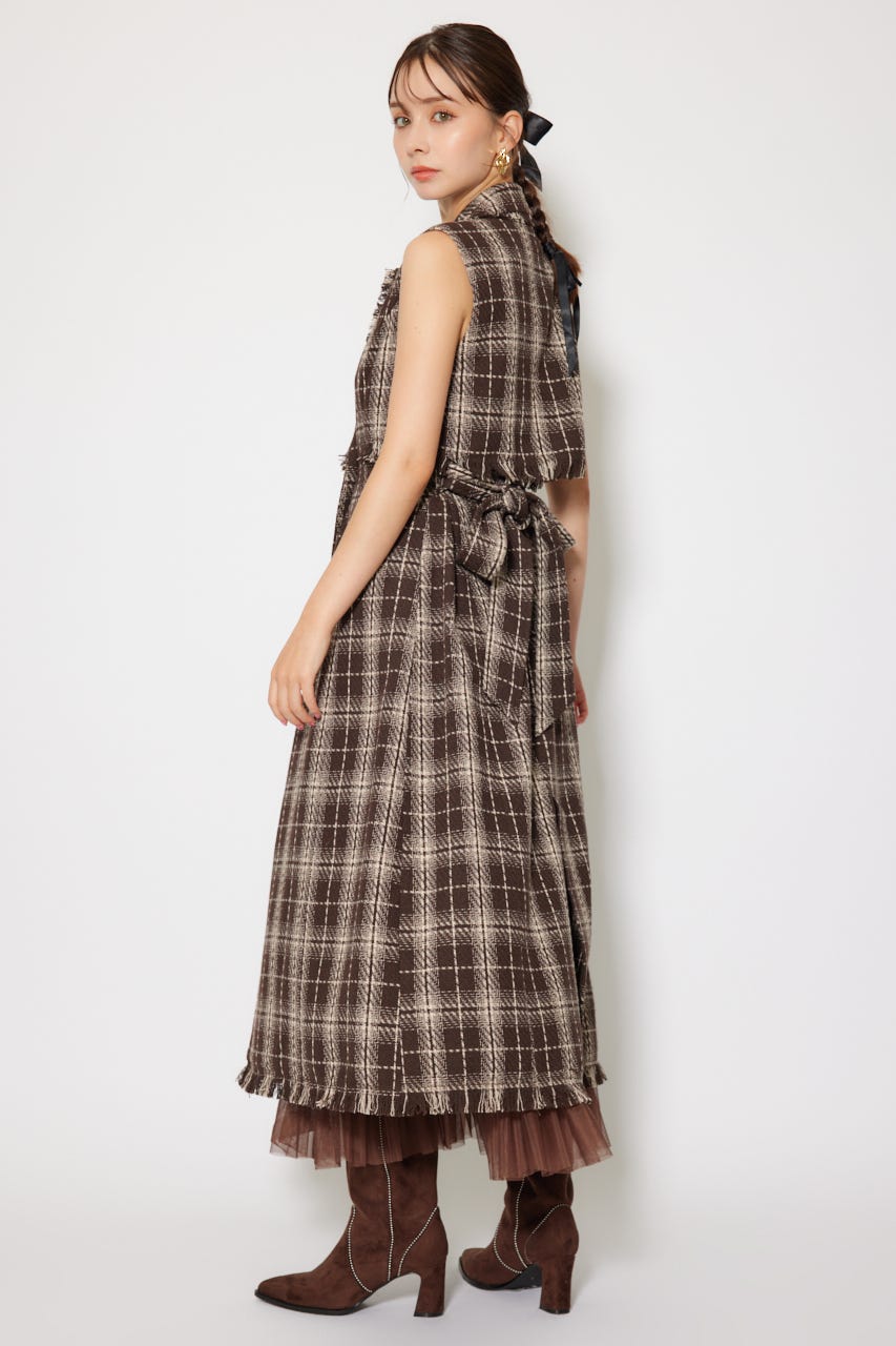 rienda | フリンジロングベスト (ベスト ) |SHEL'TTER WEBSTORE