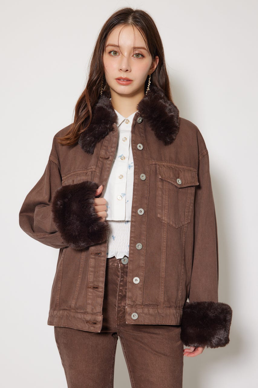 riendaの【9/7まで10％OFF】many wayステンカラーデニムブルゾン