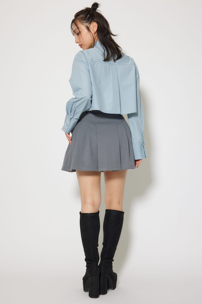 ボンディングストラクチャーミニスコートショートパンツ GRY M