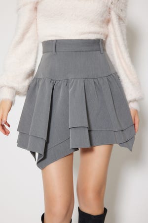 2WAYアシンメトリージャストウエストスカート