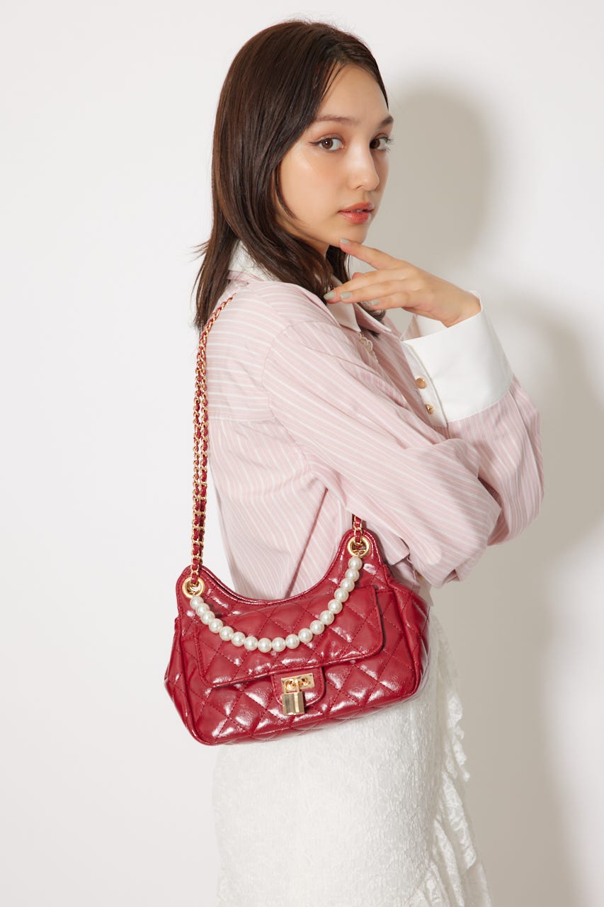 riendaの2WAYパッドロックショルダーバッグ