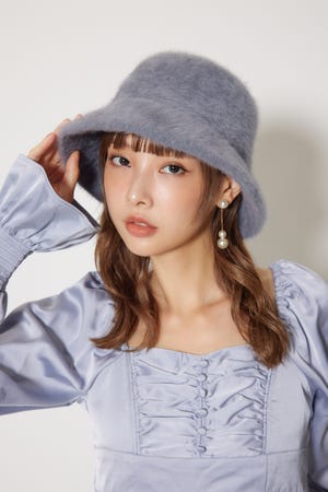 rienda  リエンダ  パイピング ウール キャスケット  完売 rienda | コンパクトフォルムフェルトキャスケット (帽子