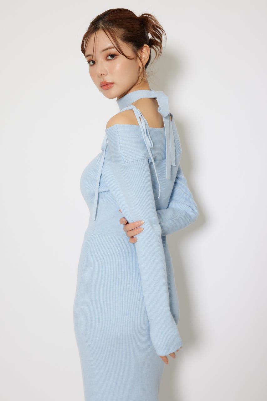 rienda | many wayワンショルニットワンピース (ワンピース