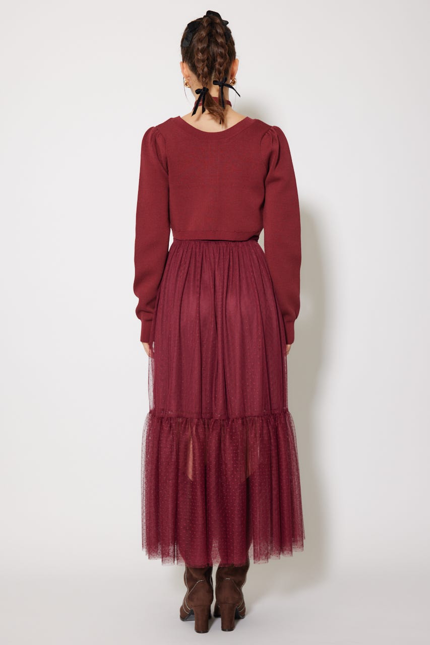 rirenda リレンダ フリルカーディガン付きワンピース 薄ピンク 新品未使用 rienda（ピンク/桃色系）のフリマアイテム一覧