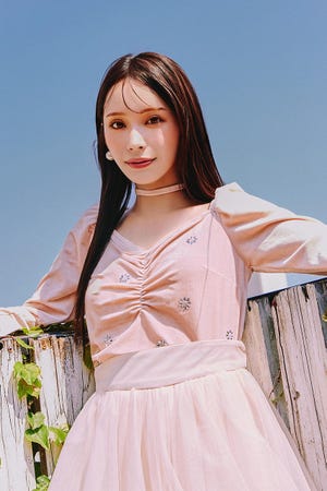 チョーカーセットフラワービジューベロアトップス