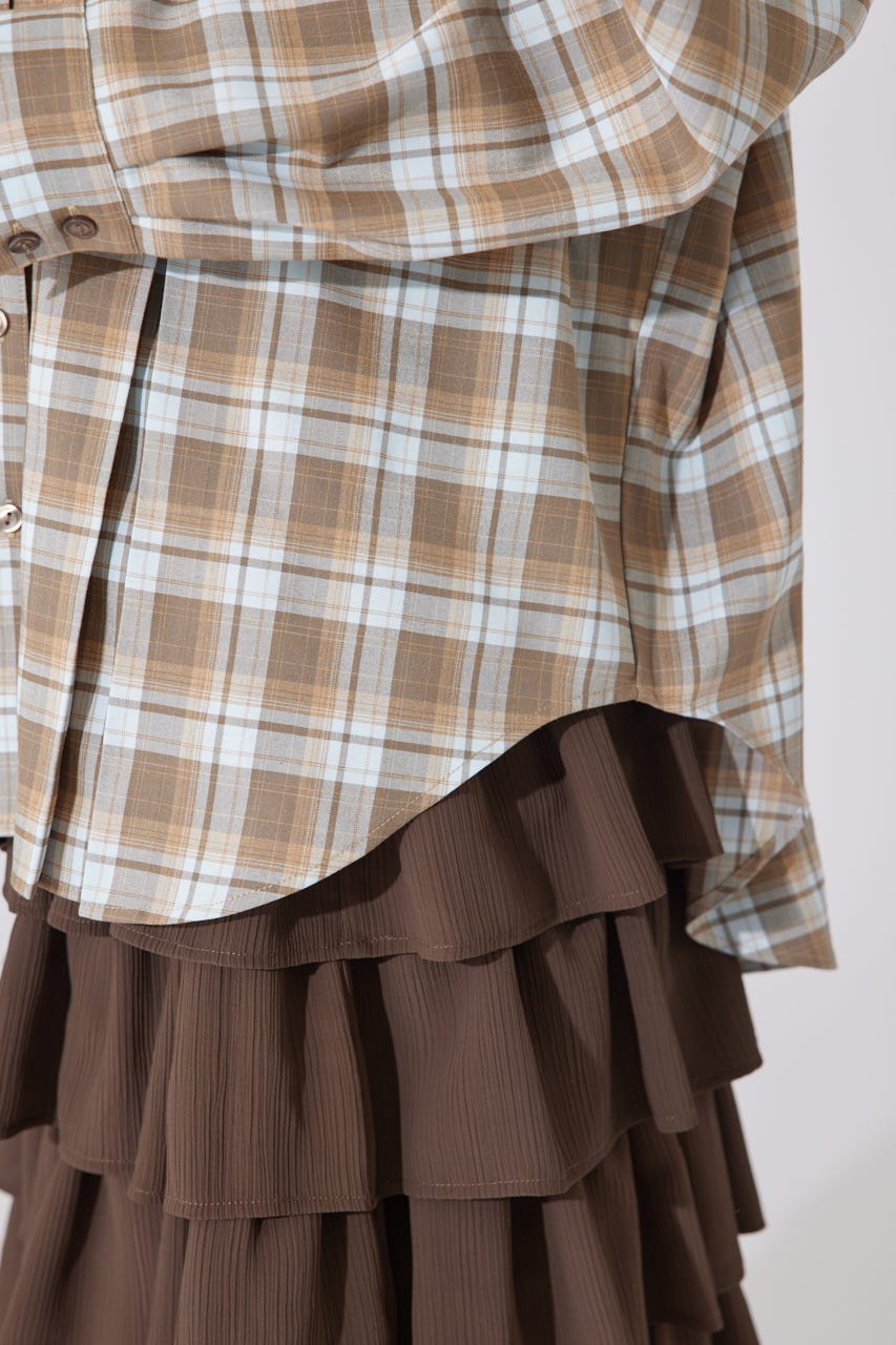 ブラウス シャツ 「AKB48 千葉恵里さん着用」オーバールーズシャツトップス 秋服 レディース rienda | 【AKB48 千葉恵里さん着用】オーバールーズシャツ