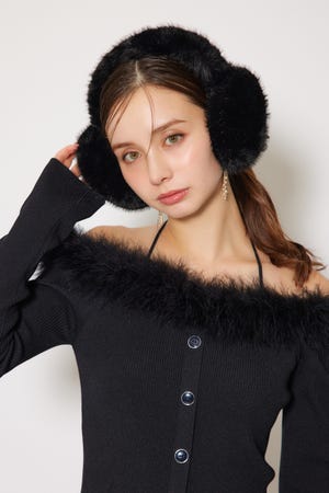 フェイクファーコンパクトイヤーマフ