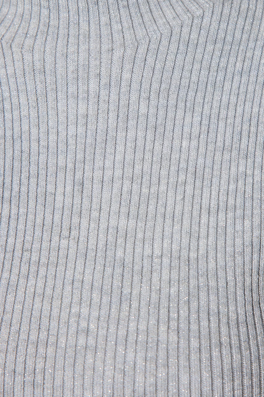 サムホール付きウォッシャブルハイネックニットトップス T.GRY M