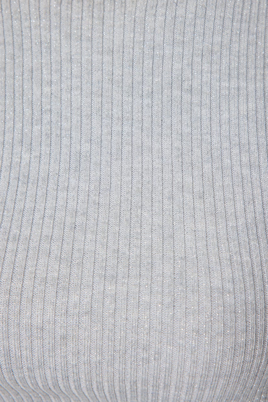 サムホール付きウォッシャブルハイネックニットトップス T.GRY M