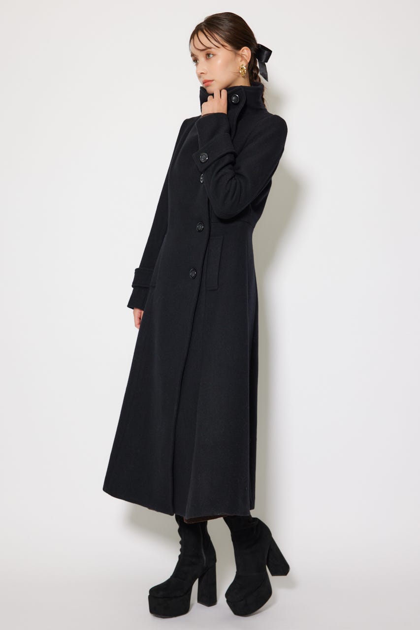 【未使用品】rienda 2WAYハイネックオーバーウールコートsizeM rienda - 2WAYハイネックオーバーウールコートの通販 by marou's