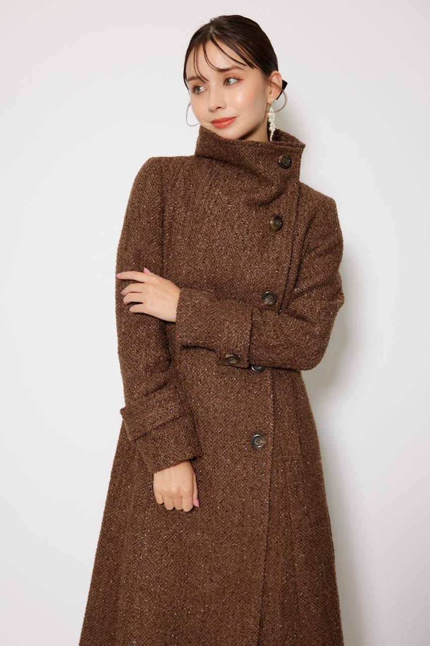 rienda | 25オーバーネックシンデレララインコート (コート