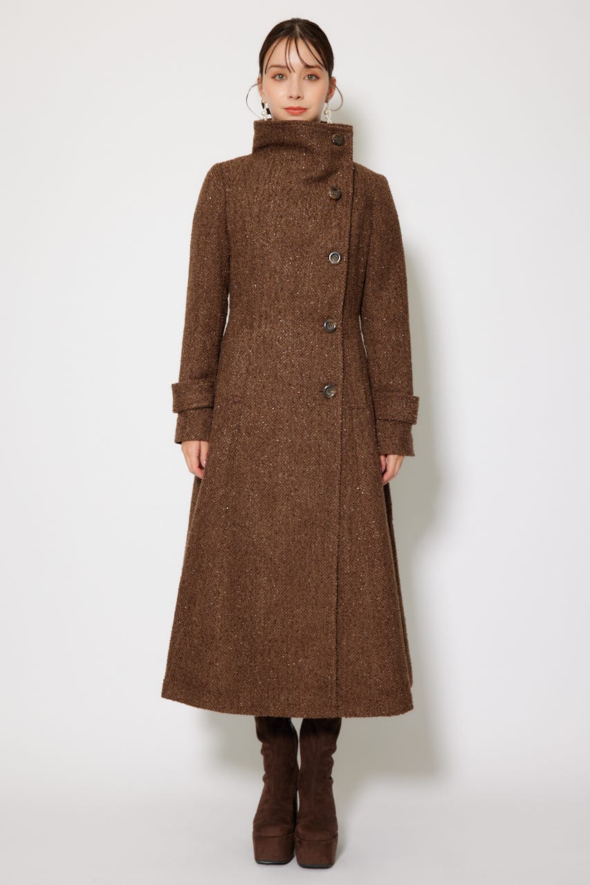 rienda | 25オーバーネックシンデレララインコート (コート