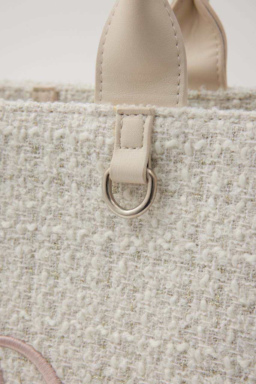 rienda トートバッグ WRR ロゴ WEB・一部店舗限定】WRRロゴフェイクレザートートバッグ（トート