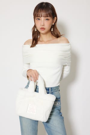 rienda オフショルトップス&デニムパンツ rienda | オフショルレディーシアートップス (Tシャツ