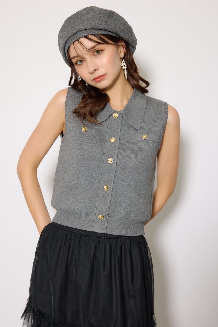 ポワンテルニットトップス ポワンテルニットトップス - ライトベージュ | ZARA Japan / 日本