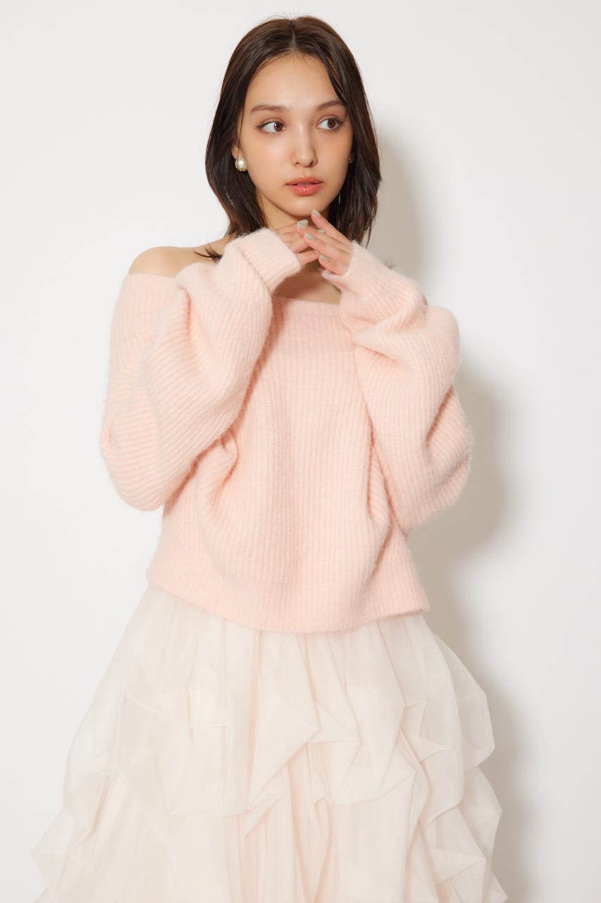 rienda | オフショルニットトップス (ニット ) |SHEL'TTER WEBSTORE