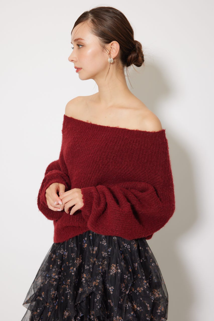V*a様 CFCL オフショルトップス POTTERY GLITTER OFF SHOULDER SHORT SLEEVE DRESS